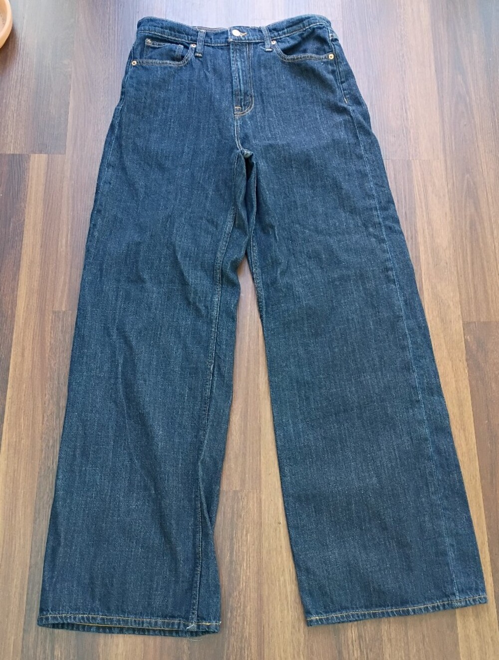 Gap Women’s Jeans High Rise Wide Leg | Size 10/30R Bohemian Y2K Blue Denim
